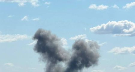 Вражеская атака на Павлоград: на месте попадания возник пожар