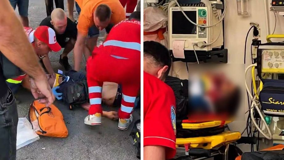 В Каменском служебный автомобиль полиции наехал на мужчину во время конфликта: назначена проверка (ФОТО, ВИДЕО)