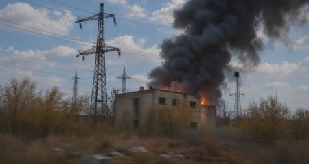 Пожар и поврежденное оборудование: враг два дня подряд атакует энергообъекты на Днепропетровщине