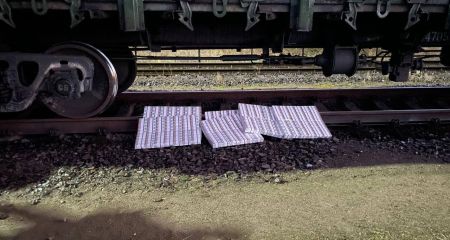 Спрятали сигареты в вагонах с рудой: на границе в поезде из Кривого Рога нашли контрабанду (ФОТО)