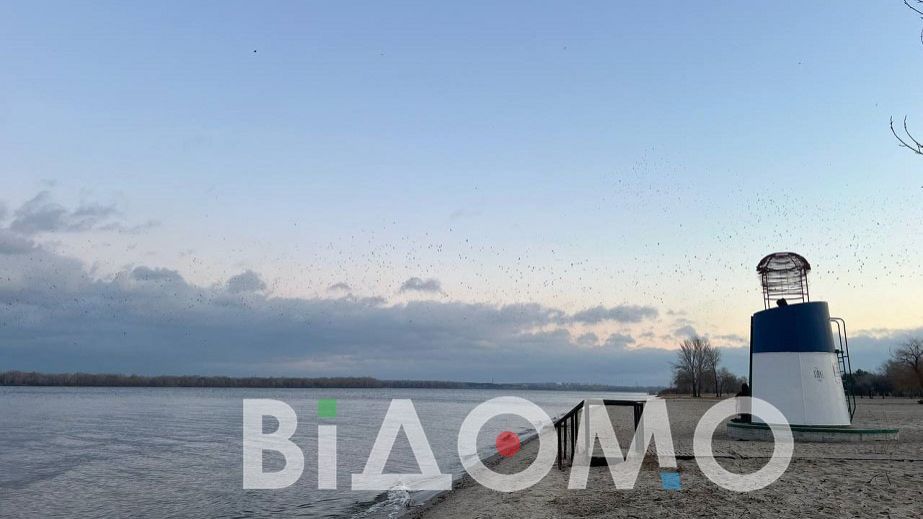 На Монастырском острове в Днепре люди купались и отдыхали рядом с трупом утопленника (ВИДЕО)