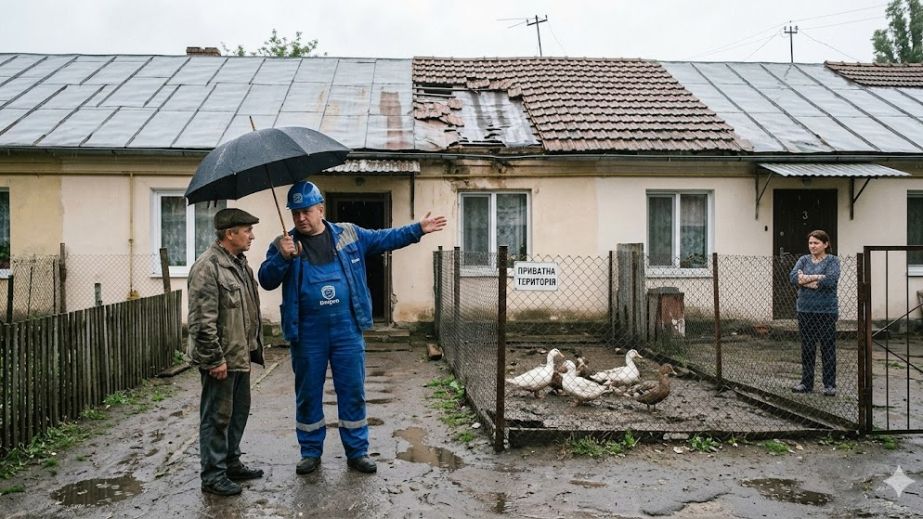 В Днепре соседская ссора из-за утка и крыши переросла в судебные разбирательства
