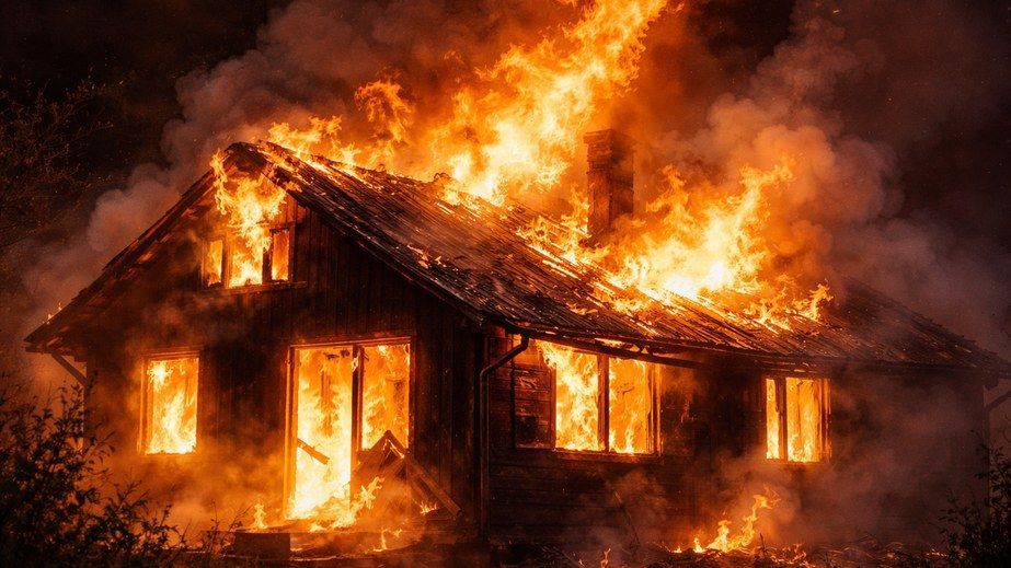 У Дніпрі рятувальники загасили масштабну пожежу вночі 11 лютого (ФОТО)