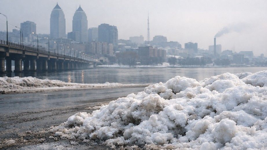 Сніг у Дніпрі вбирає забруднення з повітря: екологи оприлюднили результати аналізу