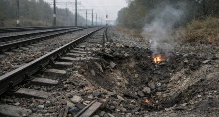 Дрон РФ влучив за кілька метрів від локомотива потяга Дніпро-Ковель