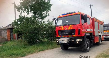 Остался без крыши: на Днепропетровщине горел частный дом